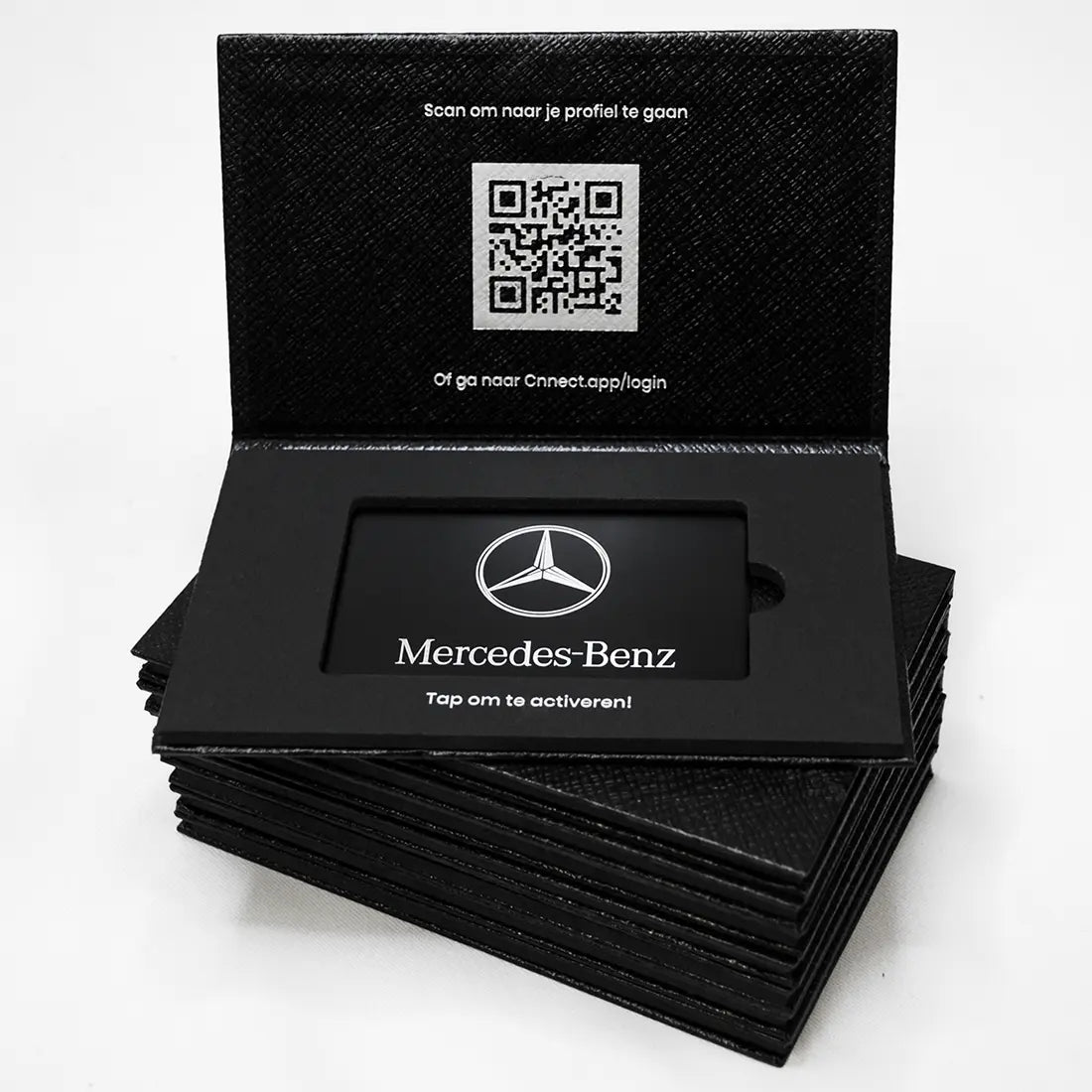 Cnnect NFC visitekaart met hoes voor zakelijke klant