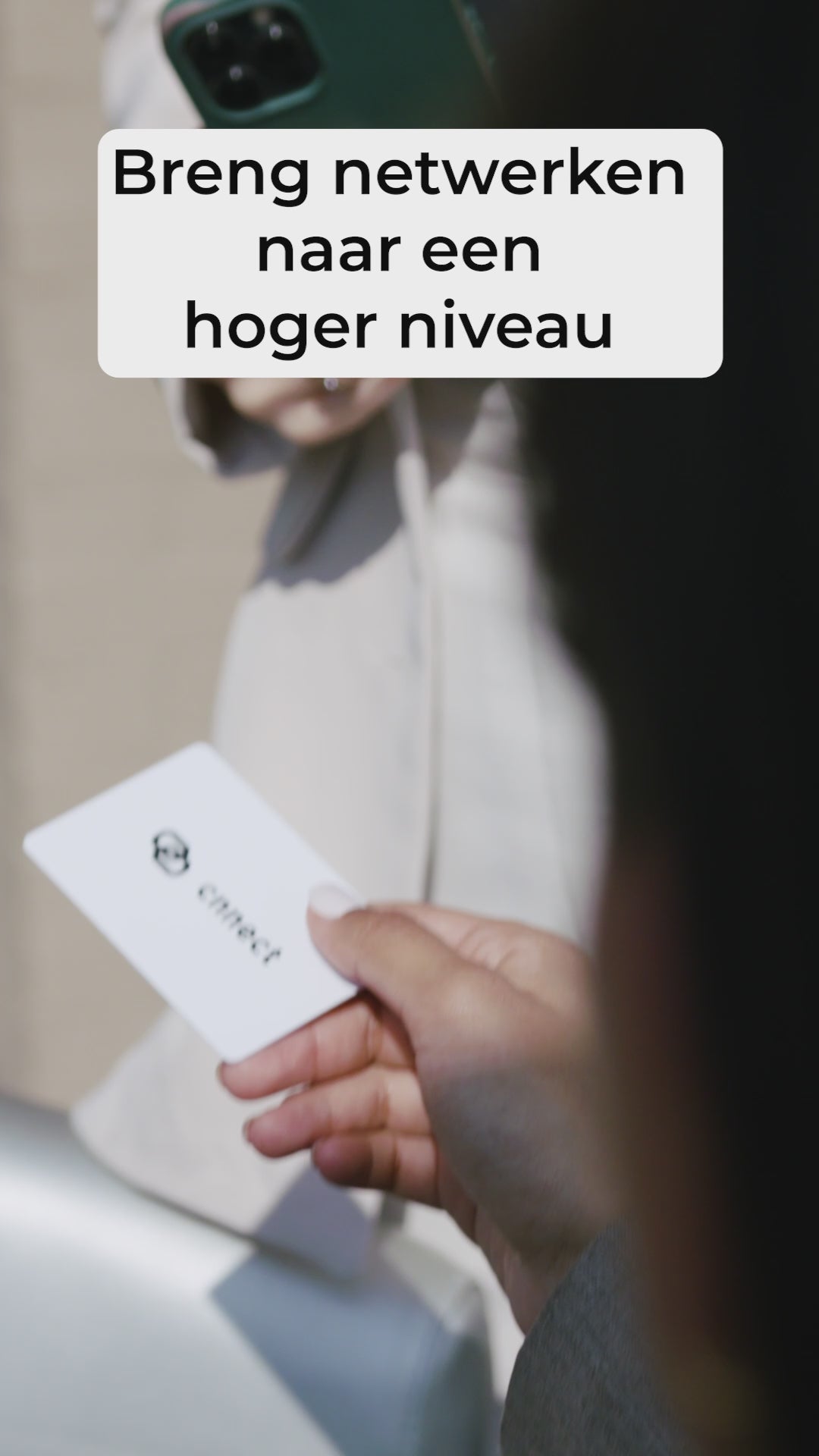 Video hoe de NFC-kaarten jou helpen met netwerken.